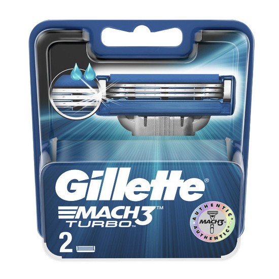 Gillette сменные кассеты Mach3 Turbo