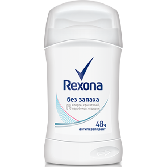 rexona дезодорант стик без запаха антиперспирант 40 мл