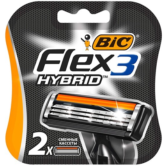 bic сменные кассеты flex 3 hybrid