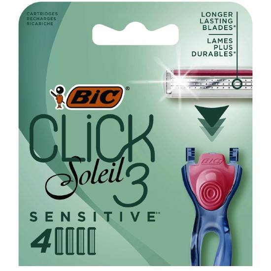 bic сменные кассеты женские bic click 3 soleil sensitive