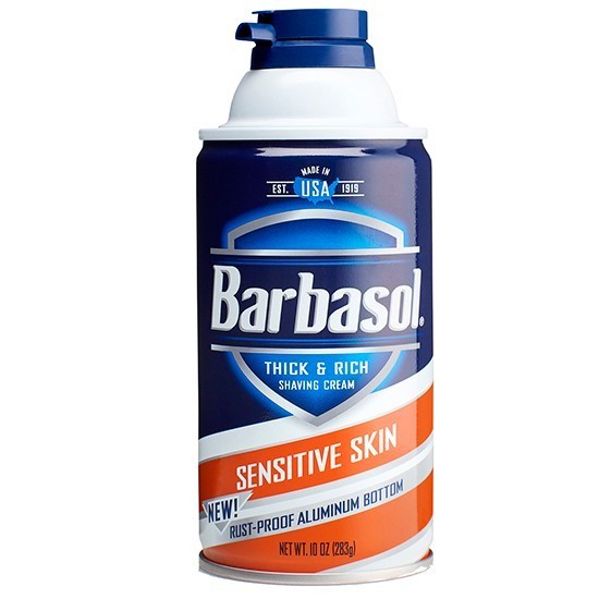 barbasol крем-пена для бритья sensitive skin