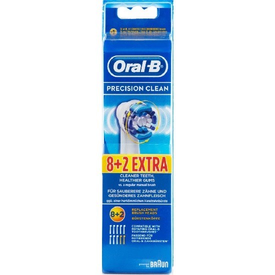 Oral-B насадки для электрической зубной щетки Precision Clean 10 штук