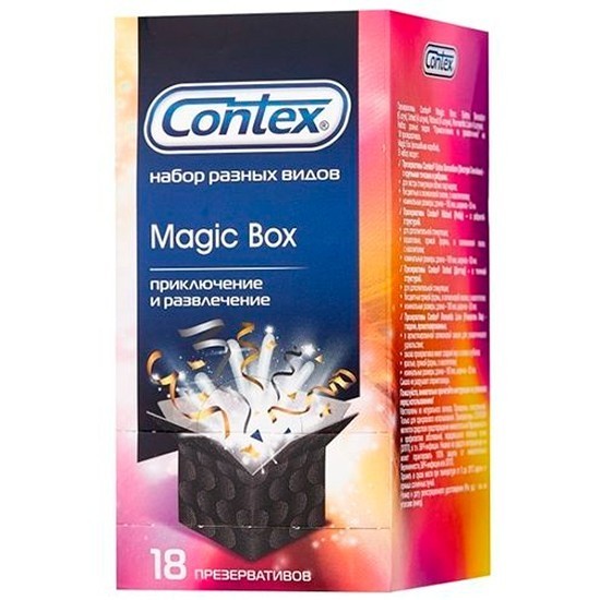 Презервативы Contex Magic Box набор разных видов 18 шт