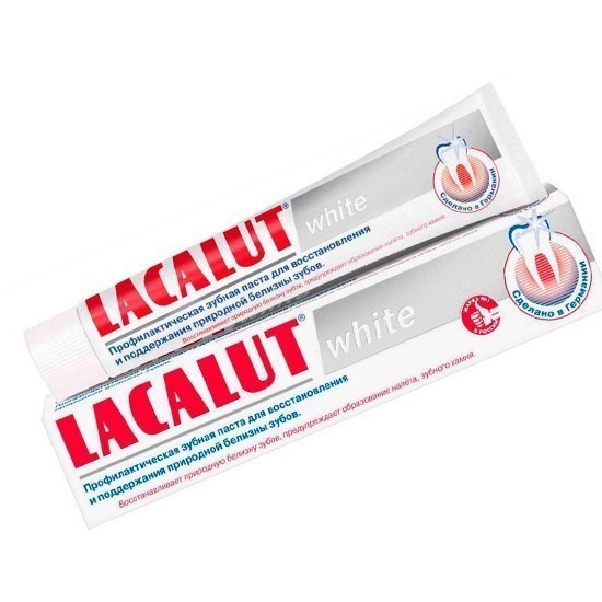 lacalut зубная паста white