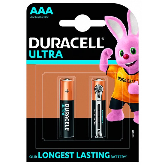 Duracell батарейка AAA мизинчиковая Ultra Alcaline 1.5V LR03/MN2400