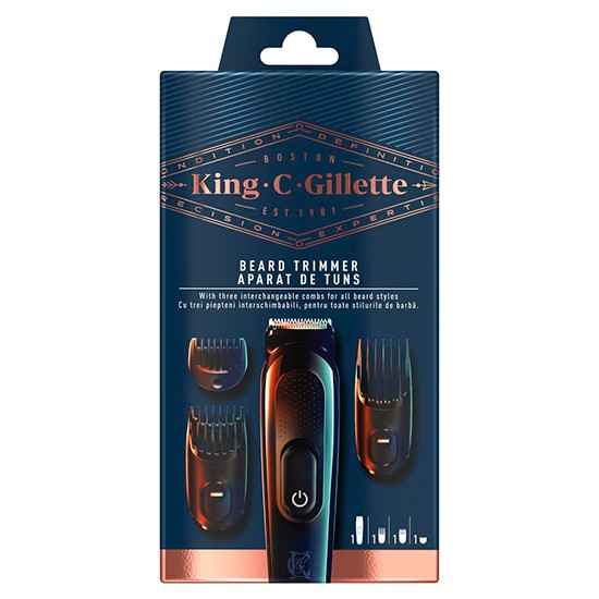 King C. Gillette электрический триммер для бороды по технологии Braun 5513