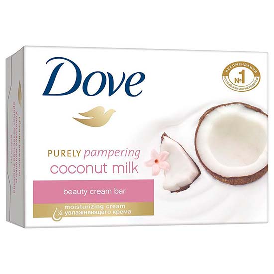 dove бессульфатное крем мыло кокосовое молочко и лепестки жасмина