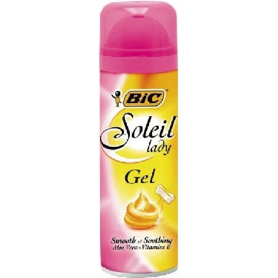 BIC Soleil Lady гель для бритья женский Алоэ Вера + Витамин Е 150 мл