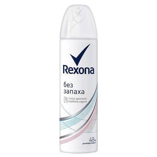Rexona дезодорант спрей Без запаха антиперспирант 150 мл