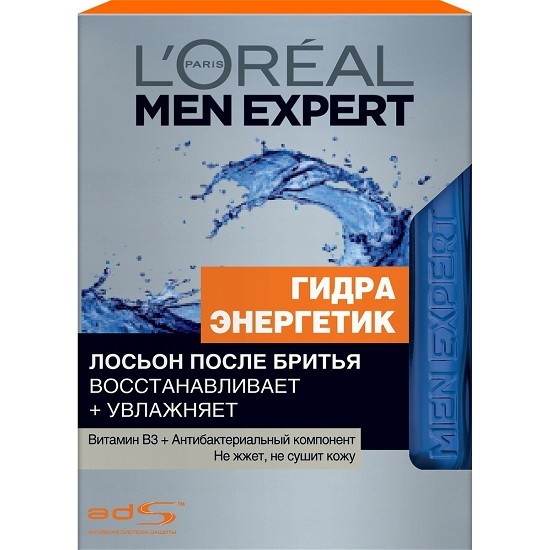 L'Oreal Men Expert лосьон после бритья Hydra Energetic восстанавливающий увлажняющий 100 мл