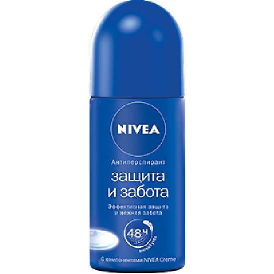 Nivea дезодорант шариковый Защита и Забота антиперспирант 50 мл (85908)