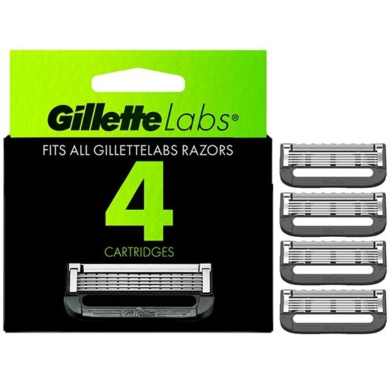 gillette сменные кассеты labs (4 шт)