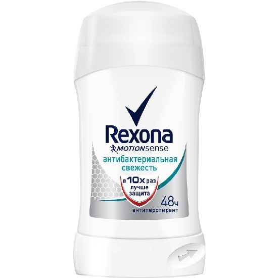 rexona дезодорант стик антибактериальная свежесть антиперспирант 40 мл