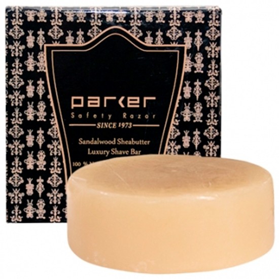 Parker мыло для бритья для всех типов кожи Сандал и масло Ши 100 гр.