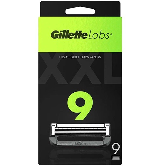 Gillette сменные кассеты Labs (9 шт)