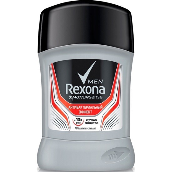Rexona Men дезодорант стик Антибактериальный Эффект антиперспирант 50 мл