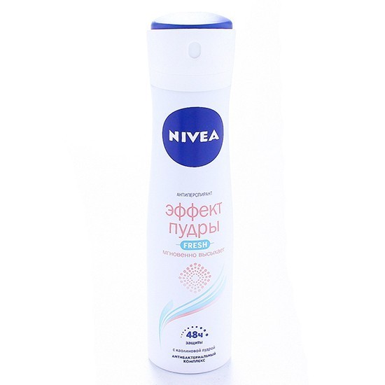 Nivea дезодорант спрей Эффект Пудры Fresh антиперспирант 150 мл (84471)
