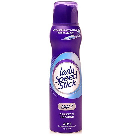 Lady Speed Stick дезодорант спрей Свежесть облаков150 мл