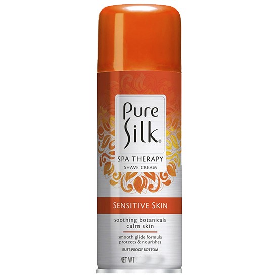 Barbasol Pure Silk крем-пена для бритья женская Sensitive Skin для чувствительной кожи