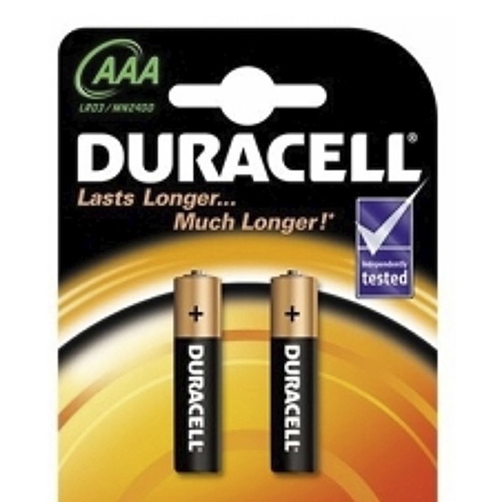 duracell батарейка aaa мизинчиковая alcaline 1.5v lr03/mn2400