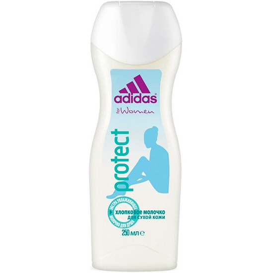 adidas protect молочко для душа для женщин 250 мл.