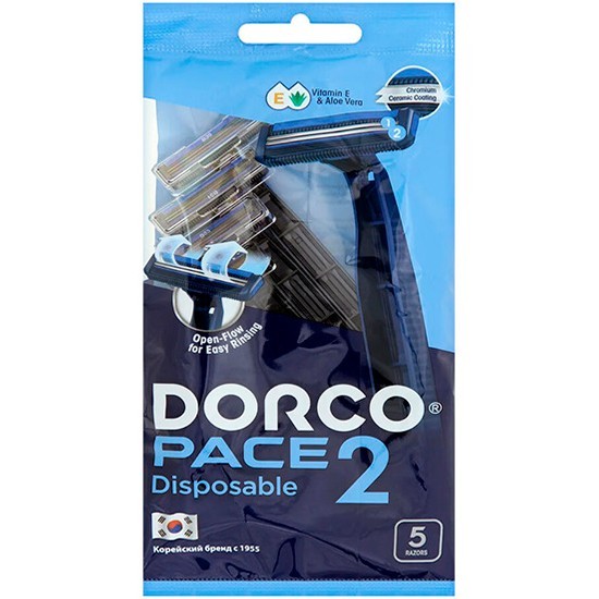 Станок одноразовый Dorco  с 2 лезвиями PACE2
