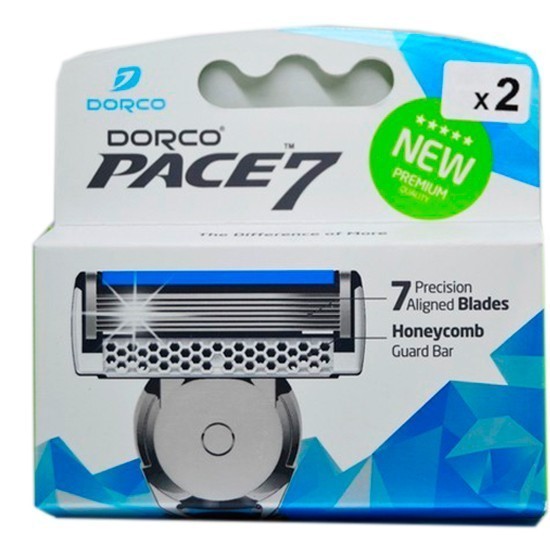 dorco сменные кассеты pace7 с 7 лезвиями