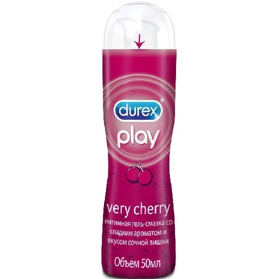 Интимная гель-смазка Durex Play Very Cherry с ароматом и вкусом вишни 50 мл