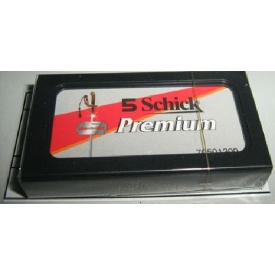 Двусторонние лезвия Schick Premium Platinum 5 шт