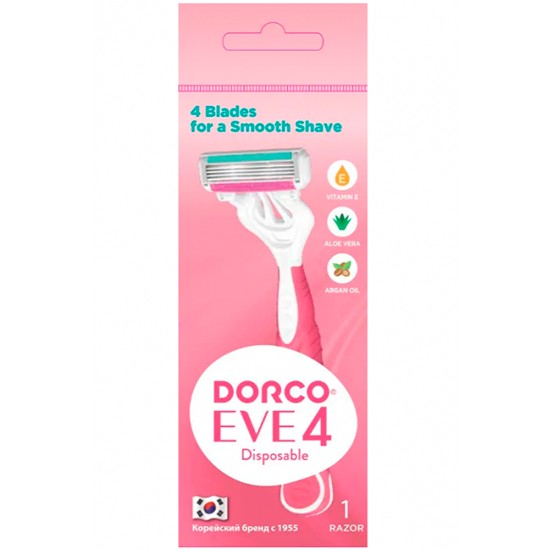 Станок одноразовый женский Dorco Premium EVE4 (Shai4) с 4 лезвиями