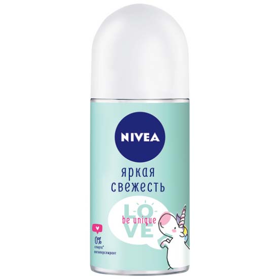 Nivea дезодорант шариковый Яркая свежесть антиперспирант 50 мл (83198)