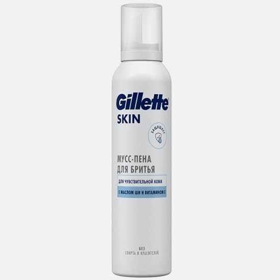 Gillette мусс-пена для чувствительной кожи 240 мл