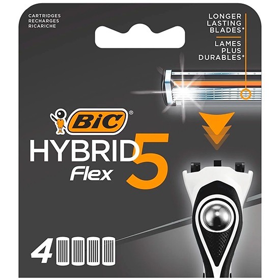 bic сменные кассеты flex 5 hybrid