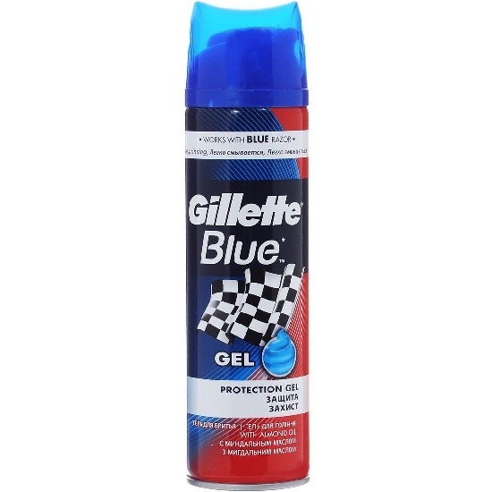 Gillette гель для бритья Blue Protection Защита 200 мл