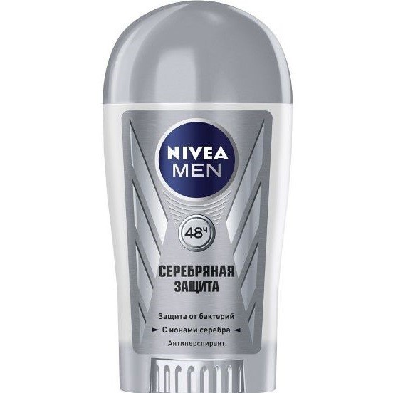 Nivea Men дезодорант стик Серебряная защита 40 мл (83780)