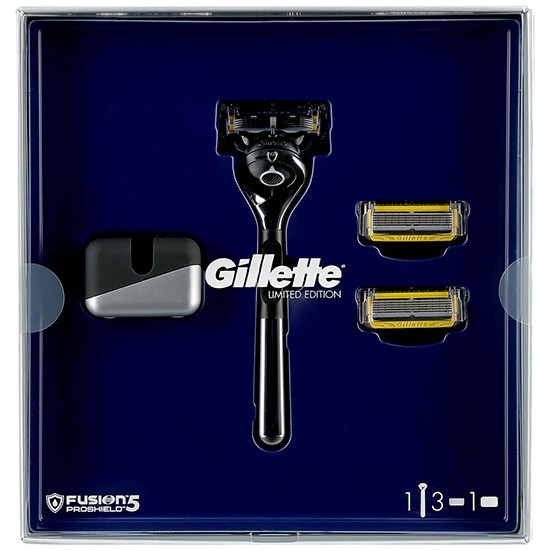 Набор Gillette Fusion ProShield FlexBall станок с 3 кассетами + подставка Limited Edition
