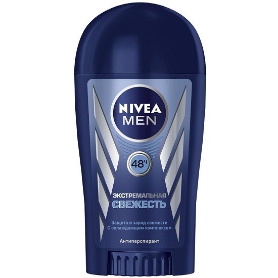 Nivea Men дезодорант стик Экстремальная свежесть 40 мл (82887)