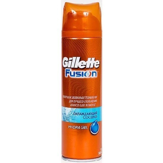 Gillette гель для бритья Fusion Охлаждающий 200 мл