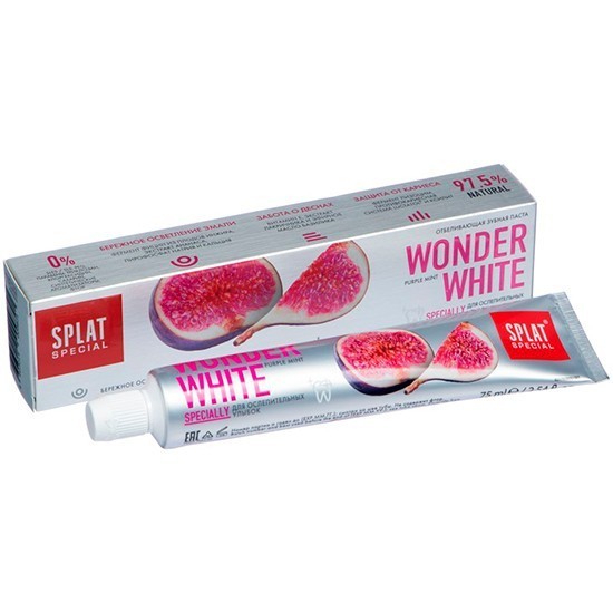 SPLAT зубная паста Wonder White Фермент фицин 75 г