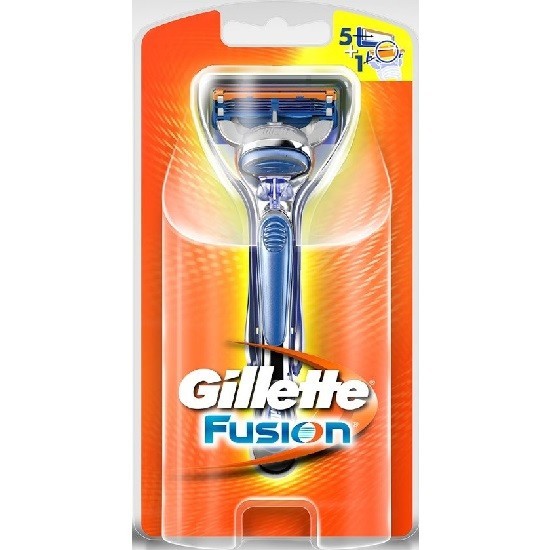Gillette бритвенный станок Fusion с 2 кассетами на подставке