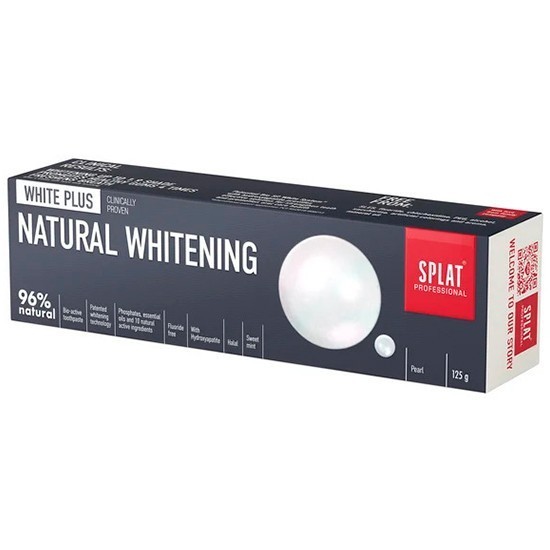 SPLAT зубная паста Professional Natural Whitening White Plus 125 г