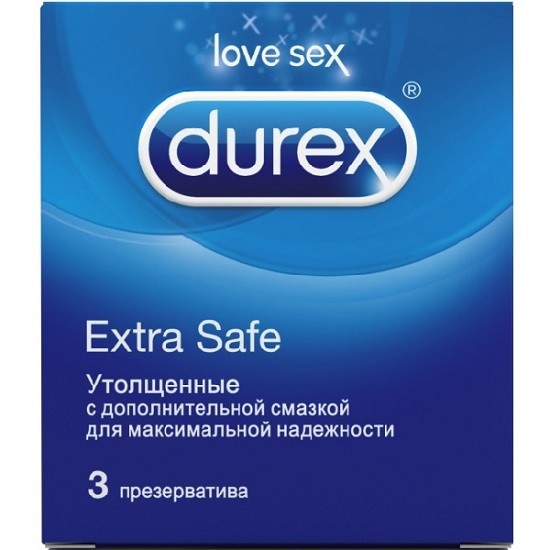 Презервативы Durex Extra Safe утолщенные