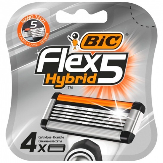 Bic сменные кассеты Flex 5 Hybrid