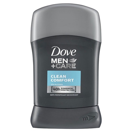 dove men+care дезодорант стик clean comfort антиперспирант 50 мл