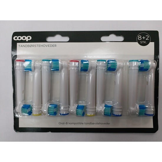 COOP (Дания) насадки Precision Clean для эл. з/щ Oral-B совместимые 10 штук