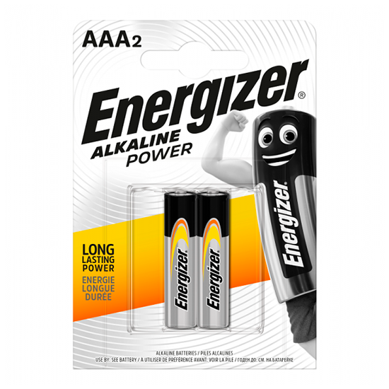 Energizer батарейка AAA мизинчиковая Alcaline Power 1.5V LR03