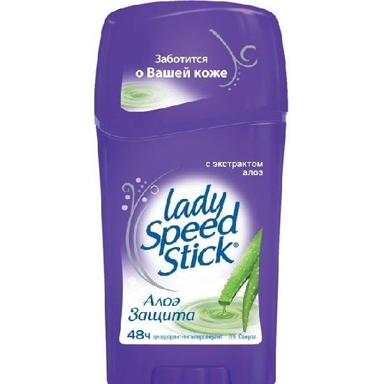 Lady Speed Stick дезодорант стик Алоэ защита антиперспирант 45 г