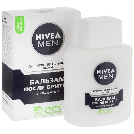 nivea men бальзам после бритья успокаивающий для чувствительной кожи 100 мл (81306)