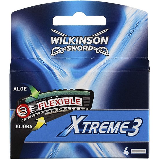 wilkinson sword (schick) сменные кассеты xtreme3 со сгибаемыми лезвиями