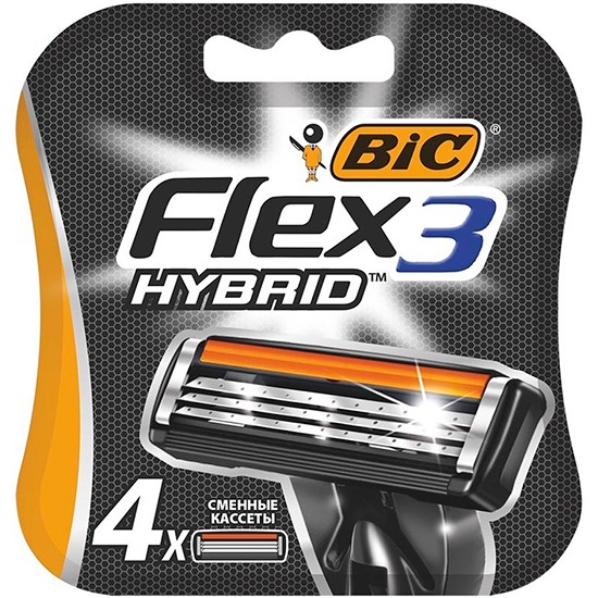 Bic сменные кассеты Flex 3 Hybrid